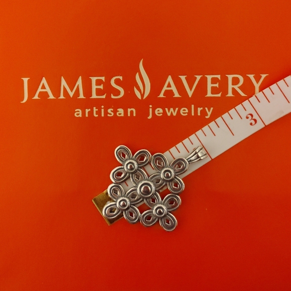 Extremely Rare & Retired James Avery Effloresce Cross - Picture 5 of 16